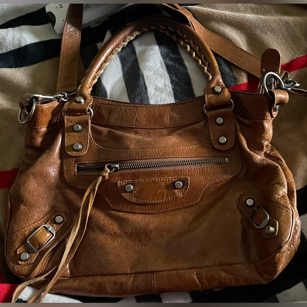 Balenciaga Brown Leather Bag